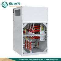 Panel RMU SM6 24kV 12kV Tipe Uji ASTA AIS Unit Pemutus Beban Tegangan Menengah Berisolasi Udara (Ring Main Unit)