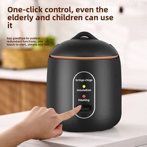 Olla <span class=keywords><strong>Arrocera</strong></span> Eléctrica Mini Gree de Acero Inoxidable con Recubrimiento Antiadherente, Ideal <span class=keywords><strong>para</strong></span> Dormitorios, Bajo Consumo, Capacidad <span class=keywords><strong>para</strong></span> 1-2 Personas, Regalo - Product Image 4