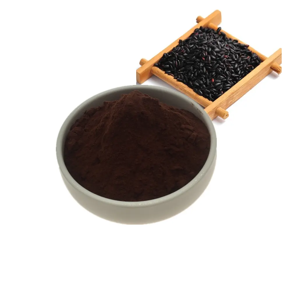 Factory Supply 100% Natural Blackberry Extract Black Rice Extract Powder