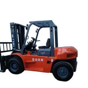 Chariot élévateur diesel Heli 5T d'occasion, capacité de 5 tonnes, origine Chine, à vendre à Dubaï - Product Image 1