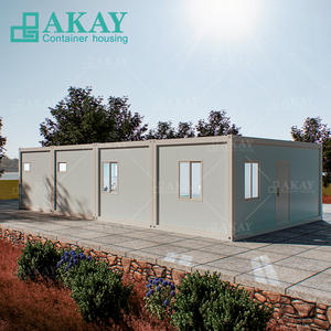 Casa prefabricada modular personalizada, casas prefabricadas, apartamento de <span class=keywords><strong>cuatro</strong></span> conexiones, 2 dormitorios, 20 pies, 40 pies, casa contenedor desmontable - Product Image 2