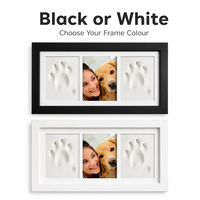 Cadre photo moderne DIY pour empreintes de bébé, triple ouverture, en bois, pour animaux de compagnie, 18x32,5cm, en MDF, vente en gros