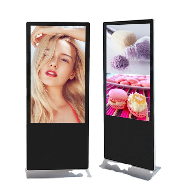 Vertical Advertising Display Touch Screen  Digital Signage Kiosk Used in Indoor