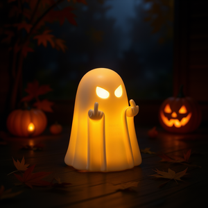 Statua di Fantasma in Resina, Figurina Bianca, Decorazione per Halloween, Stile Moderno, Accessori per Feste - Product Image 2