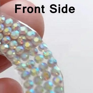 Kích Thước Nhỏ Miễn Phí Vận Chuyển Bằng Bài Thiết Kế Logo Rhinestone Thư Các Bản Vá Lỗi Sắt Trên Thủy Tinh Pha Lê Thạch Đính Các Bản Vá Lỗi - Product Image 4