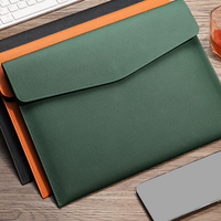 Carpeta de Archivos Personalizada Tamaño A4 de Cuero PU Resistente al Agua con Patrón de Bolsa Organizadora de Documentos Suave para Uso Escolar y de Oficina