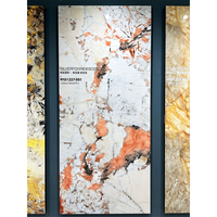 Dalles translucides de luxe en granit Patagonia, quartz et pierre frittée Pandora, pour extérieur de villa moderne, imperméables
