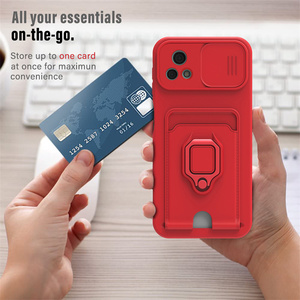 กระเป๋าใส่บัตรอเนกประสงค์แบบหน้าต่างเลื่อนได้หลายสีเคสโทรศัพท์มือถือสำหรับ <span class=keywords><strong>VIVO</strong></span> Y36 4G/Y52S 5g/Y31S 5g/Y72 5g - Product Image 5