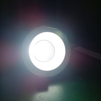 Spot encastré LED moderne IP44 3 CCT avec interrupteur DIP réglable et intensité variable, en aluminium et plastique, 220 V 7 W/12 W pour l'éclairage domestique et de bureau