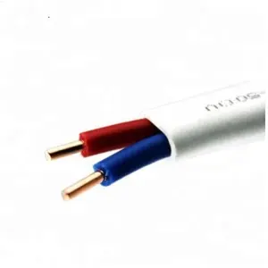 300/500v High Quality Teli communication Low Smoke Halogen Free Copper Core Pvc Insulation Flat Wire Electric Cable
