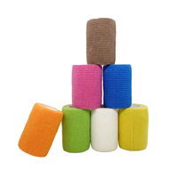 Bandage cohésif non tissé imperméable Bandage cohésif auto-adhésif médical pour cheval