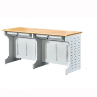 Bureau de salle de classe multimédia Table de moniteur LCD rabattable pour écran retourné Bureau d'ordinateur caché à vendre