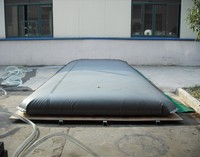 Réservoirs d'eau gonflables en PVC Réservoirs d'eau d'oreiller Gris Imperméable et sans fuite durable pour la solution de stockage d'eau du désert personnalisée