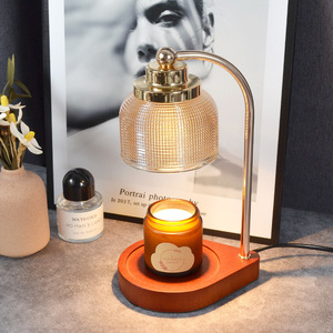Yeni Gelen Amerikan Tarzı Mum Isıtıcı Lamba Krem Rengi Aroma Difüzörü Alevsiz Balmumu Eritici Işık Masa Lambası Yatak Odası İçin - Product Image 2