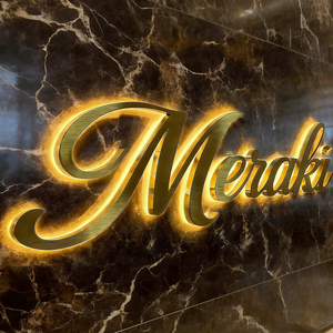 Signalétique rétroéclairée en or de qualité supérieure, finition miroir, logo 3D lumineux, décoration murale pour spa professionnel, salon de beauté et bijouterie - Product Image 1