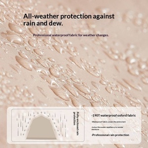 <span class=keywords><strong>Tenda</strong></span> da Campeggio Pieghevole Portatile Rinforzata Impermeabile Set Completo Attrezzatura da Campeggio Completamente Automatica in Tessuto Oxford - Product Image 2
