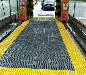 พื้นโรงรถแบบประกบพลาสติกสำหรับรถยนต์ ขนาด 40*40*3.0 มม. ผลิตภัณฑ์ที่ทนทานและมีสไตล์ - Product Image 4