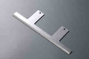 Лезвие специальной формы изогнутое серповидное зубчатое лезвие на заказ - Product Image 2