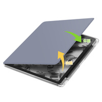 Nouvelle coque arrière rotative à 360 degrés en acrylique, étui en cuir PU pour liseuse intelligente Kindle Scribe 10,2 pouces, étuis personnalisés avec impression