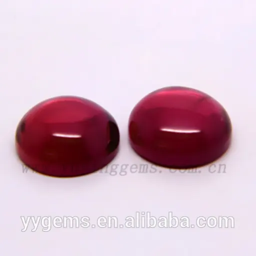 Batu Ruby Bulat 8Mm Rubi Merah Darah Darah Pipih Harga Per Karat