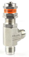 Vanne de décharge haute pression 6000 psi type Swagelok en acier inoxydable 1/4'' 1/2'' OD NPT avec poignée de commande