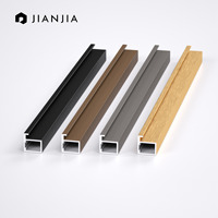 Diseño Personalizado, Diferentes Colores de Anodizado, Extrusiones de Perfil de Aluminio Industrial para Ventanas y Puertas