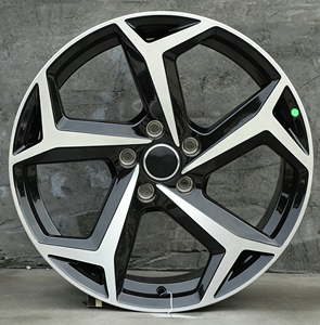 Jantes en aluminium YQ fabriquées en Chine, 15, 16, 17, 18 pouces, PCD 5X112, OEM, multi-rayons, noires, MF pour Golf, <span class=keywords><strong>Polo</strong></span>, Magotan, Passat - Product Image 2