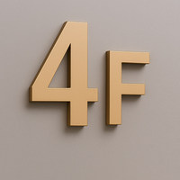 Plaques de porte flottantes en acrylique pour extérieur |   Vente en gros personnalisée pour usage commercial et domestique