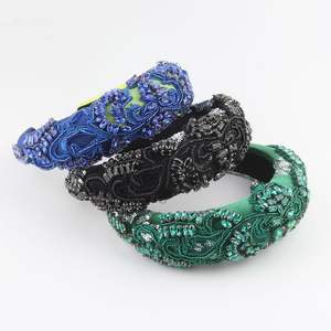 Luxe Strass Spons Hoofdbanden Voor Vrouwen Prom Haar Accessoires - Product Image 1