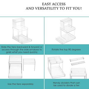 Organizador de Maquillaje Moderno y Ecológico de Acrílico con Diseño Pre-Ensamblado - Product Image 4