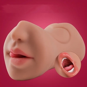 Jouets sexuels 3 en 1 pour hommes, masturbation, gorge profonde, chatte artificielle, <span class=keywords><strong>masturbateur</strong></span> oral masculin, vagin réaliste en caoutchouc, 18+ - Product Image 1