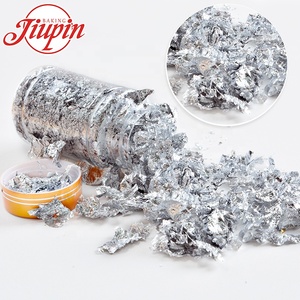 Oferta Especial: Hojuelas de Oro Puro de 2g para Decoración de Pasteles y Alimentos, Láminas de Oro y Plata en Botella - Product Image 4