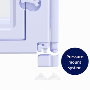 Mor şeffaf akrilik <span class=keywords><strong>Pet</strong></span> kalem oyun parkı kolay monte <span class=keywords><strong>Pet</strong></span> köpek sandık kulübesi kafes yavru kedi tavşan küçük köpekler için kapalı kullanım - Product Image 6