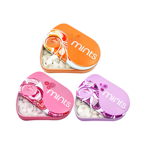 New Twist Top Slide Bìa Mini bạc hà Kim Loại trường hợp kẹo cao su kẹo tins có thể Bạc Hà nhỏ xoắn trượt nắp hộp thiếc với chèn nhựa - Product Image 1