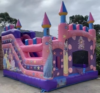 Grand château de saut gonflable en PVC pour toboggan pour enfants maison de château gonflable commerciale personnalisée