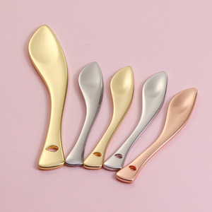 Spatola Cosmetica in Metallo Personalizzabile, Mini Cucchiaio per Miscelare Creme Viso e Occhi, Strumento per Maschere e Cura della Pelle - Product Image 6