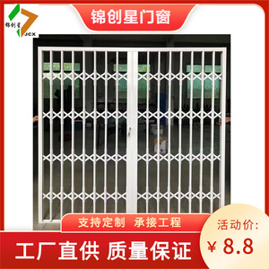 Porte roulante en aluminium, acier inoxydable, pour garage et hangar industriels, ignifuge, facile à installer - Product Image 4