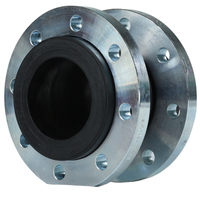 Raccord flexible en caoutchouc EPDM à sphère unique, bride forgée DN32-DN1200, en acier au carbone poli à bas lustre/SS304/SS316 pour pipeline