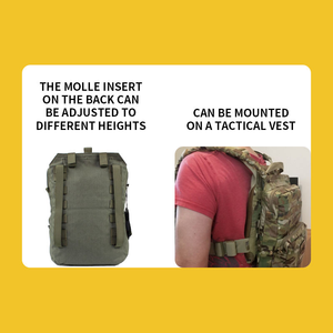 กระเป๋าเป้น้ำยุทธวิธี 3 ลิตร พร้อมเสื้อเกราะยุทธวิธี JPC  บุด้วยโพลีเอสเตอร์ทันสมัย เหมาะสำหรับปั่นจักรยานและเดินป่า - Product Image 5