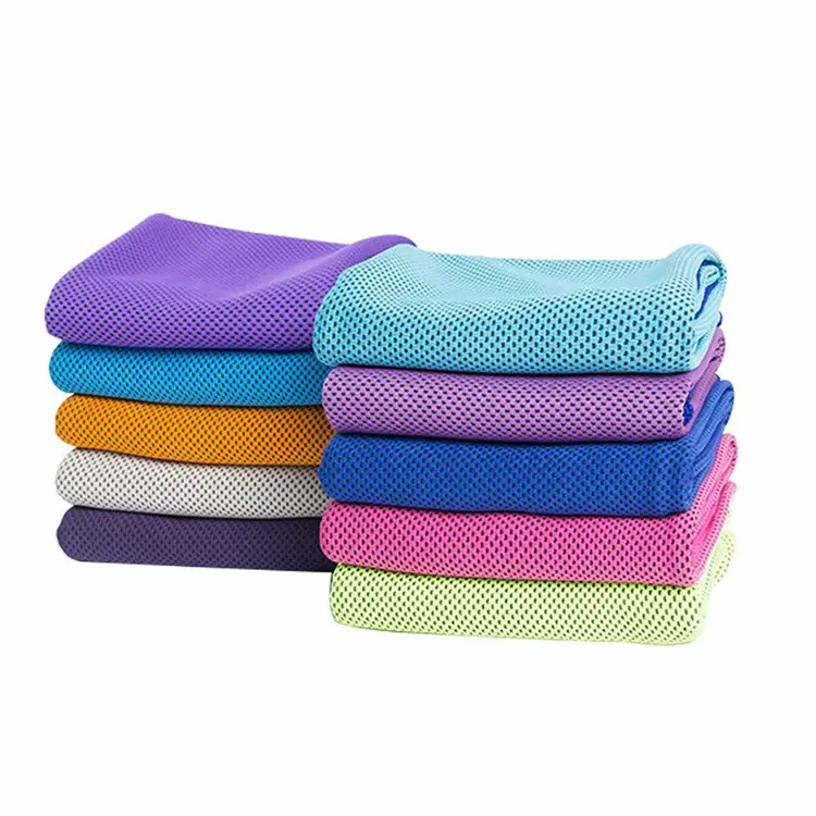 Asciugamano di raffreddamento sportivo portatile in poliestere in microfibra personalizzato