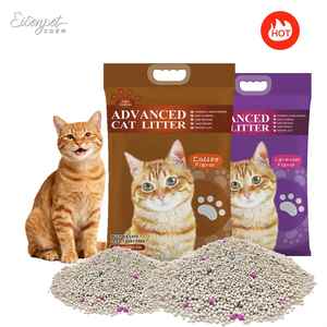 Vente en gros usine, achat en vrac, litière pour chat en bentonite de sodium agglomérante, forme boule, hautement absorbante, 5 kg, 10 L, 25 L - Product Image 1