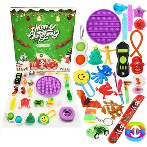 Lc新定制感官烦躁玩具儿童和成人惊喜礼品玩具圣诞降临日历烦躁玩具盲盒
