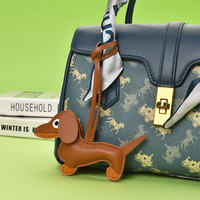Porte-clés de luxe en cuir PU personnalisé pour chien, breloque de sac, pendentif, porte-clés de voiture – Grande Vente