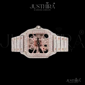 Hot Sale on Ice Out Moissanite Diamond Quartz <b>Watch</b> Men Hip Hop Luxury Bling <b>Waterproof</b> Wristwatch Available At Best Price - Product Image 4