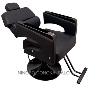 Modern lüks saç kesme makası şezlong yüksek kalite döner güzellik salonu mobilyası Metal malzeme - Product Image 6