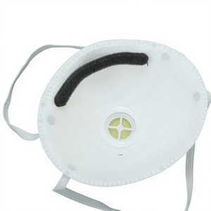 Masque jetable certifié CE <span class=keywords><strong>FFP2</strong></span> KN95 respirateur anti-poussière de sécurité industrielle avec valve d'expiration certifié EN149 - Product Image 4