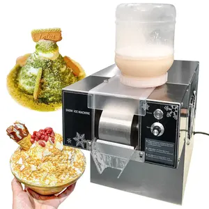 New arrival bingsu snowmaker snow ice machine korean shaved flakes cream for bubble tea shop