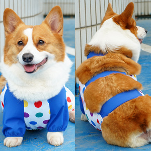 Corgi Dustproof <b>Pants</b> Four <b>Seasons</b> Moisture Proof Pet Bellyband Protective Clothing <b>for</b> <b>Dogs</b> Travel Use - Product Image 2