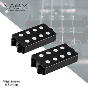 Set da 2 Pickup per Basso Elettrico a 4 Corde Stile Aperto, Magnete in Ceramica, Interasse Poli 54/57 mm (Manico/Ponte) per Basso Stile Music Man - Product Image 2