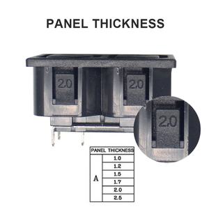 مقبس طاقة تجاري ذاتي التأريض IEC مع منفذين تيار متردد C13 C14 C15 C16 C17 C19 C20 للاستخدام الصناعي وشبكة NFC - Product Image 4